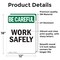 Signmission Safety Culture Sign, 12 in Width, Vinyl Decal, Rectangle OS-2PACK-BC-D-1218-V-10102 - alternate 2